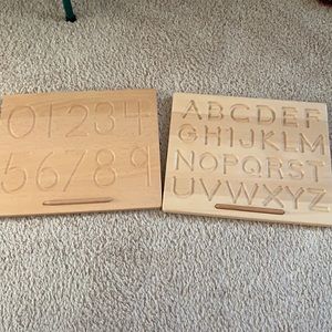 Montessori Wooden Tracing Boards